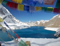 Tilicho Lake that lies in Annapurna Trek in Manang