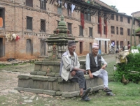 Local Men Resting in Bungamati